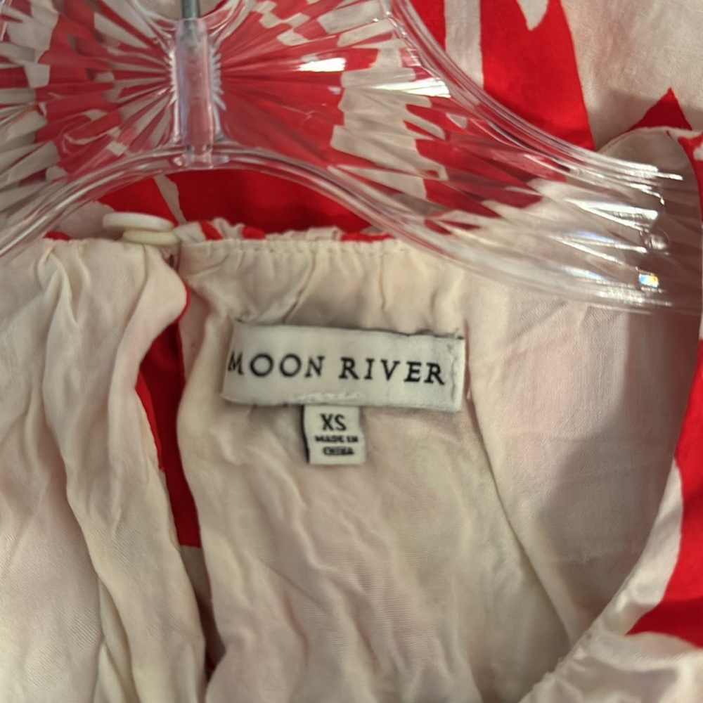 MOON RIVER Red Floral Maxi Dress from Tuckernuck - Picture 6 of 6
